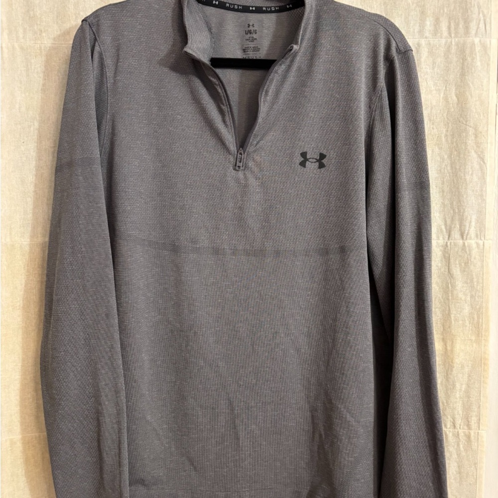 Under Armour Men's Charcoal Quarter-Zip Pullover